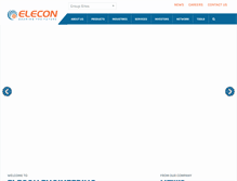 Tablet Screenshot of elecon.com